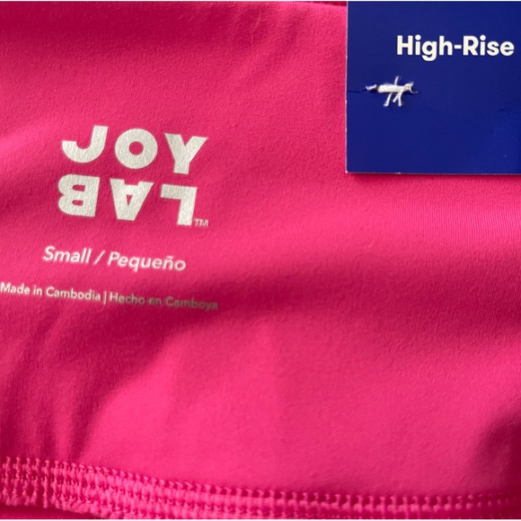 Lab Joy Pink High-Rise Leggings Size S NWT. - Picture 3 of 5
